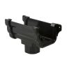 Brett Martin uPVC Prostyle Ogee Guttering Running Outlet - 106mm - Black