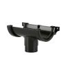 Brett Martin uPVC Roundstyle Guttering Running Outlet - 112mm - Black