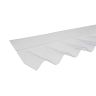 MegaSheet Corrugated PVC Wall Flashing - 950mm x 150mm x 0.8mm (Clear)