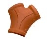British Ceramics Clay 3-Way Ridge/Hip Cap