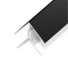 UPVC Shiplap Cladding - Angle Trim - 125mm - Black Ash (5m)