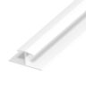 UPVC Shiplap Cladding - Joint Trim - 125mm - White (5m)