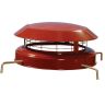 Anti-Downdraught Chimney Cowl and Birdguard (Bolt Fixings) - 125mm to 250mm - Terracotta