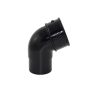 Aquaflow UPVC Half Round Guttering Downpipe Offset Bend - 68mm
