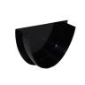 Aquaflow UPVC Universal XL Half Round Guttering Internal Stop End - 114mm x 71.5mm