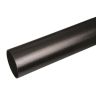 Aquaflow UPVC Cast Iron Effect Guttering Downpipe - Black (2500mm x 68mm)