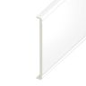 Double-Ended Ogee UPVC Fascia Capping Board - Smooth White (1250mm x 404mm x 9mm)