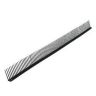 UPVC Eaves Comb Filler - Black (1000mm x 56mm x 52mm)