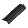 Polypropylene 3-in-1 Over-Fascia Vent with Comb - Black (1000mm x 20mm x 10mm)