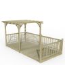 Forest Garden - Ultima Pergola and Patio Decking Kit
