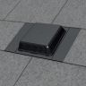 Manthorpe Hooded Slate Vent - 600 x 450mm - Black (Pack of 5)