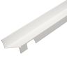 Marlon R Glaze Notched Metal Wall Flashing - 2000mm x 1.2mm (White)