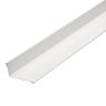 Marlon R Glaze Plain Metal Wall Flashing - 2000mm x 1.2mm (White)