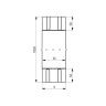 Lindab Steel Guttering - Intermediate Pipe