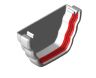 Freeflow 135mm Ogee Gutter External Stopend