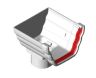 Freeflow 135mm Ogee Gutter Stopend Outlet