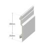 Open V cladding size