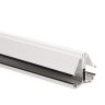 Poly X Economy Self Supporting Aluminium Glazing Bar - White