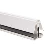 Poly X Heavy Duty Self Supporting Aluminium Glazing Bar - White