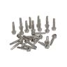 Poly X Glazing Bar Fixings - Self-Drilling Hex Screws (Pack of 30)