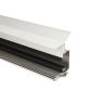 Poly X Aluminium Glazing Bar Wallplate - White (16-35mm)