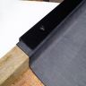 Sure Edge - 2m Metal Edge Trim - Black Plastisol
