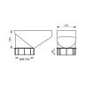 Lindab Guttering - Drain Trap (HD Polythene) RT