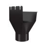 Lindab Steel Guttering - 140mm Rectangular Gutter Outlet