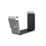 Lindab Steel Guttering - 140mm Rectangular Gutter Joint with Rubber Seal - Magestic Galvanised