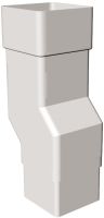 Freeflow 65mm Square Gutter Mini Outlet