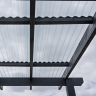 Solstice 3in Corrugated PVC Roofing Sheet (Clear)