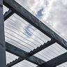 Solstice 3in Corrugated PVC Roofing Sheet (Clear)