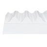 Solstice 3in Corrugated PVC Wall Flashing - 762mm x 150mm x 0.65mm (Clear)