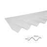 Solstice Corrugated PVC Wall Flashing - 950mm x 150mm x 0.8mm (Clear)