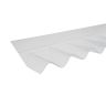 Solstice Corrugated PVC Wall Flashing - 950mm x 150mm x 0.8mm (Clear)