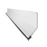 Solstice Aluminium Lean-To Flashing Trim - 3000mm (White)