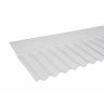 Solstice Mini Corrugated PVC Wall Flashing - Clear - 662mm x 0.8mm