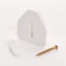 Poly X Economy Glazing Bar End Cap - White
