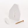 Poly X Heavy Duty Self Supporting Glazing Bar End Cap - White