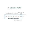 Vistalux 1.1mm PVC Corrugated Sheet - ASB 3in Heavy Duty - Clear