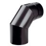 Vitreous Enamel Stove Pipe 90 Degree Bend - 125mm to 150mm