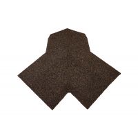 Britmet - Lightweight Metal Roof Shingle - Slimline 3 Way Ridge/Hip - Rustic Brown Britmet - Lightweight Metal Roof Shingle - Slimline 3 Way Ridge/Hip - Rustic Brown