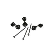 Coroline - Corrugated Bitumen Roof Sheet Fixings - Black (Pack of 20) Coroline - Corrugated Bitumen Roof Sheet Fixings - Black (Pack of 20)
