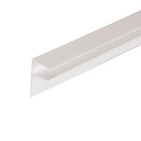 Corotherm - 16mm Polycarbonate Sheet Side Flashing - White (3m) Corotherm - 16mm Polycarbonate Sheet Side Flashing - White (3m)