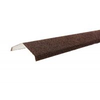 Britmet - Lightweight Metal Roof Shingle - Slimline Angle Ridge - Rustic Brown Britmet - Lightweight Metal Roof Shingle - Slimline Angle Ridge - Rustic Brown