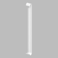Fascia Board - Bull-nosed Joint Trim - 500mm - White Fascia Board - Bull-nosed Joint Trim - 500mm - White