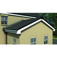 Timloc Dry Fix Continuous Verge for Slate/Flat Tiles - Eaves Closure Pair - 60 x 25 x 40mm - Grey