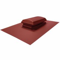 Tapco Synthetic Slate - Cowl Vent - Brick Red