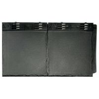Envirotile - Double Plastic Slate Tile - Slate Grey (Pack of 10) Envirotile - Double Plastic Slate Tile - Slate Grey (Pack of 10)