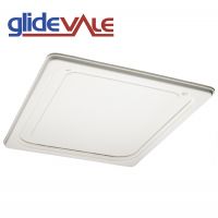 Glidevale Plastic Push Up Loft Access Door with Anti-Wind Uplift - 717 x 555 - White